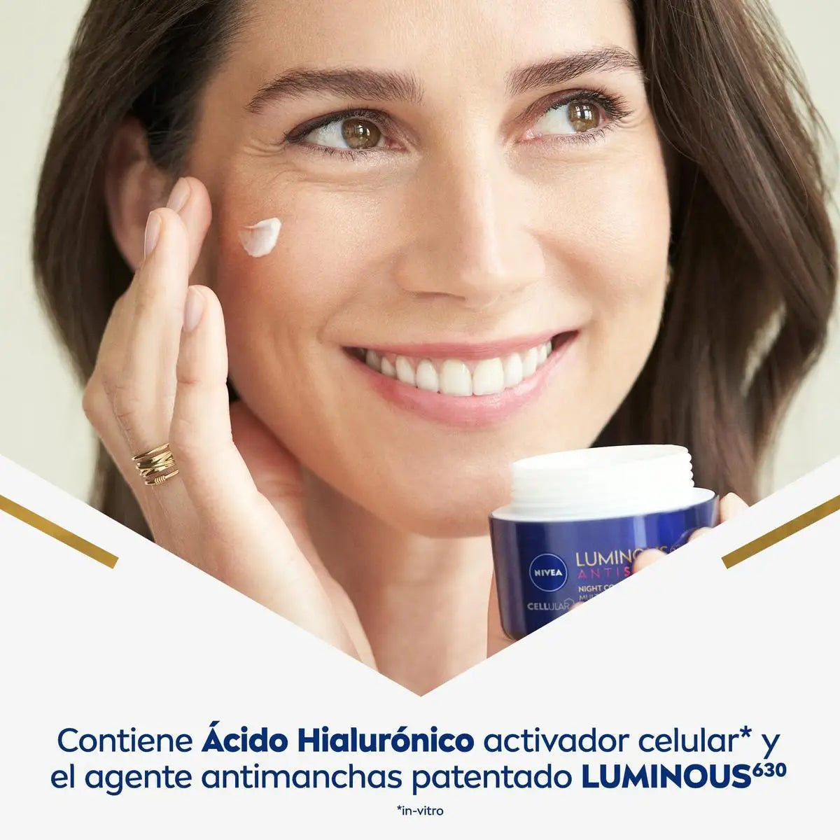 NIVEA LUMINOUS 630 crema de noche reparadora antimanchas 50ml