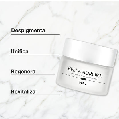 BELLA AURORA - Ojos 15 ml Contorno de Ojos Antiarrugas Antiarrugas Antiedad Crema Deigling Reduce Bolsas Atenuación Arrugas Líneas de Expresión Hidratante Diario