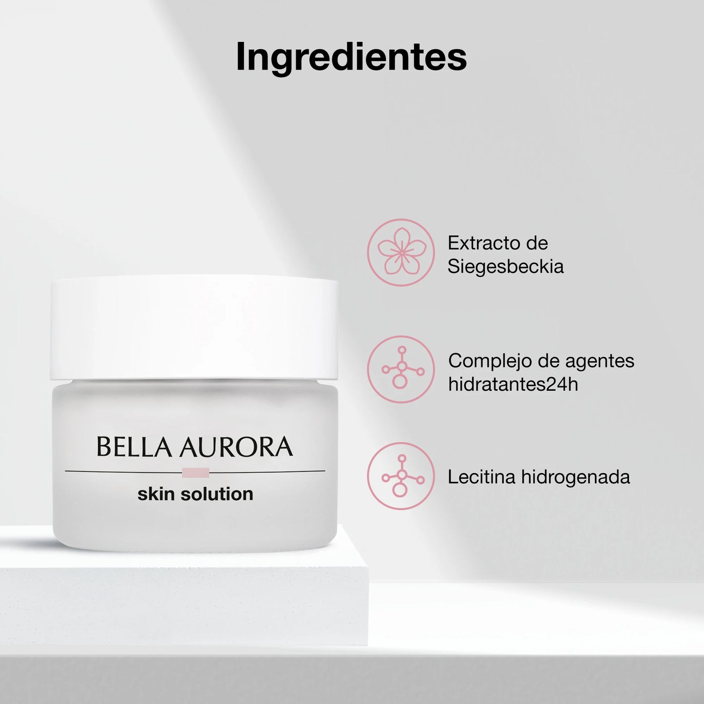 BELLA AURORA - 50 ml Crema facial hidratante de día Crema hidratante intensiva 24 horas anti manchas y antienvejecimiento