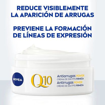 Pack NIVEA Q10-caja regalo con crema de día FP15, crema de noche y sérum-tratamiento antiedad completo