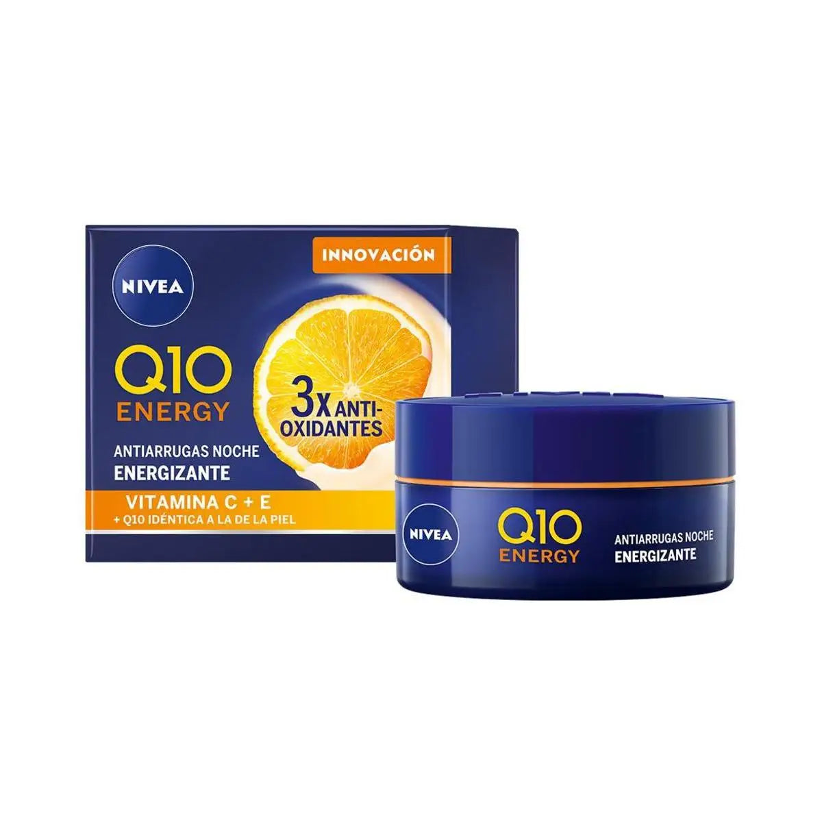 Pack ahorro NIVEA Q10 ENERGY-contiene Crema de Día FP15 + Crema de Noche + Contorno de Ojos