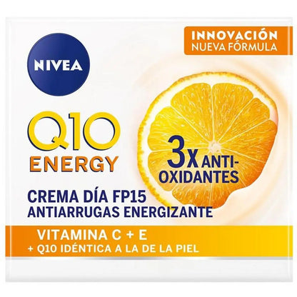 Pack ahorro NIVEA Q10 ENERGY-contiene Crema de Día FP15 + Crema de Noche + Contorno de Ojos