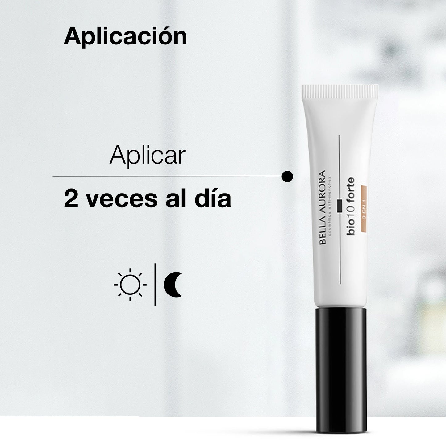 BELLA AURORA - Bio10 Forte 3 en 1, 10 ml, camufla las manchas de la piel con Color, despigmenta y protege, elimina las manchas oscuras, difumina las manchas e imperfecciones, Protección SPF 50+