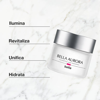 BELLA AURORA Beauty Multiperfeccionante Crema de Día para Piel Normal Seca Crema Hidratante + 40 Años Uso Diario Crema Anti-Manchas Anti-Envejecimiento