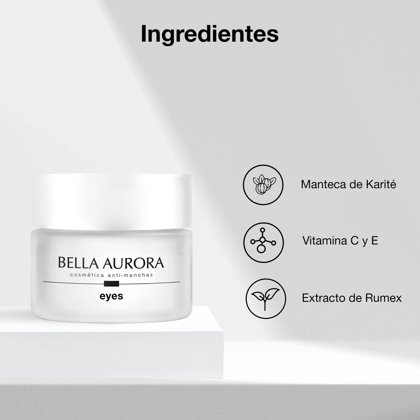 BELLA AURORA - Ojos 15 ml Contorno de Ojos Antiarrugas Antiarrugas Antiedad Crema Deigling Reduce Bolsas Atenuación Arrugas Líneas de Expresión Hidratante Diario