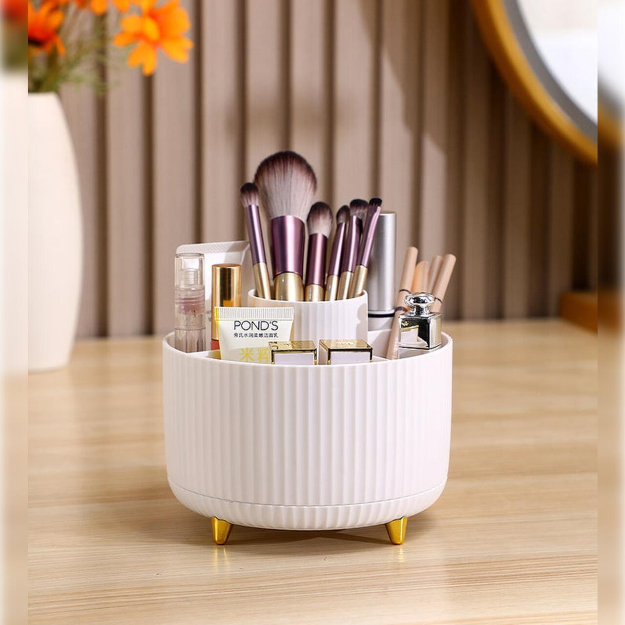 NaturalBeauty 5 Slot Rotating Makeup Organizer