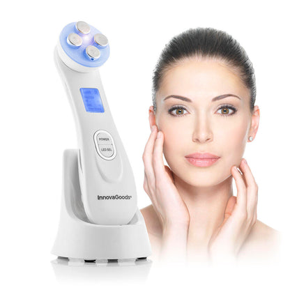 Masajeador Facial con Radiofrecuencia, Fototerapia y Electroestimulación Wace NaturalBeauty