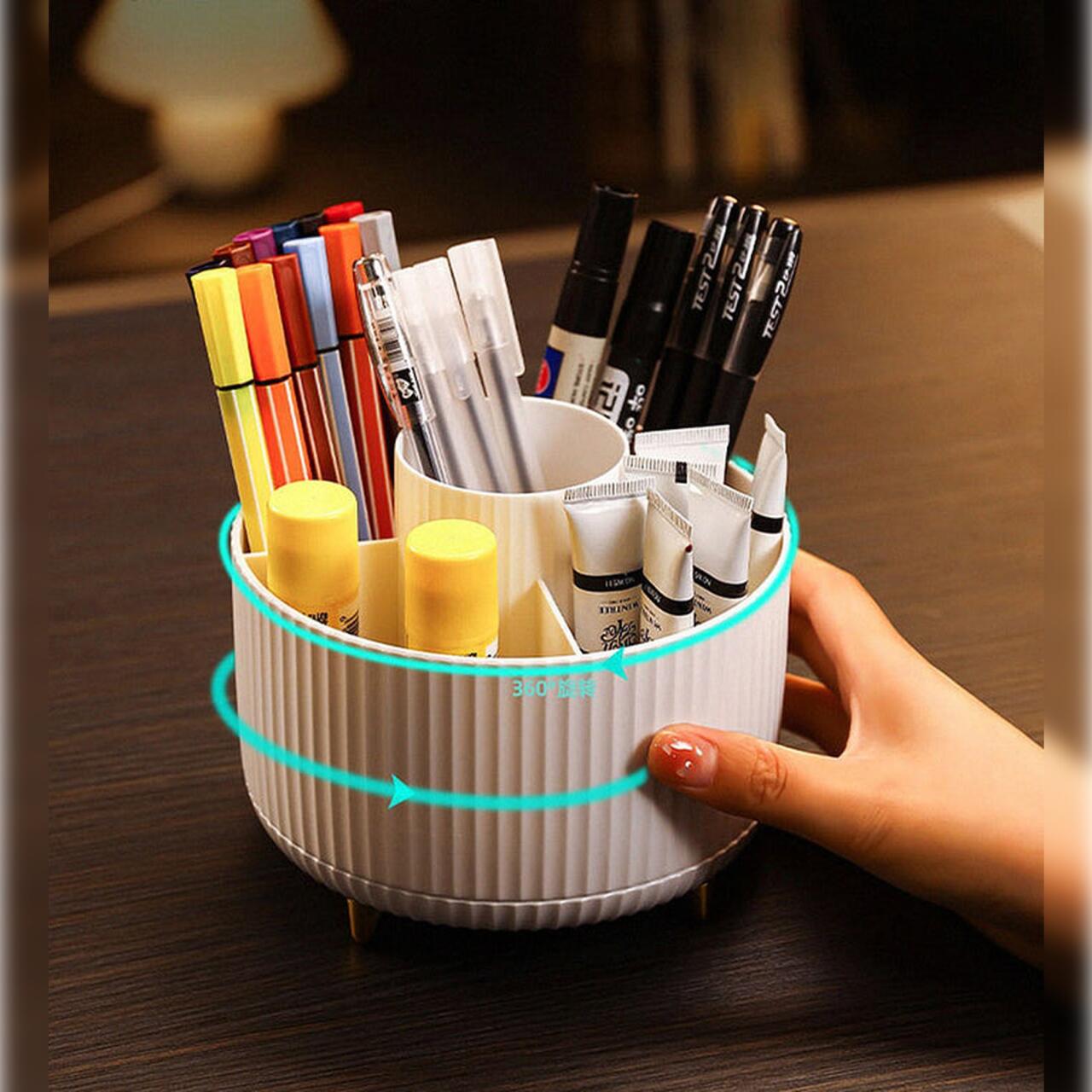 NaturalBeauty 5 Slot Rotating Makeup Organizer