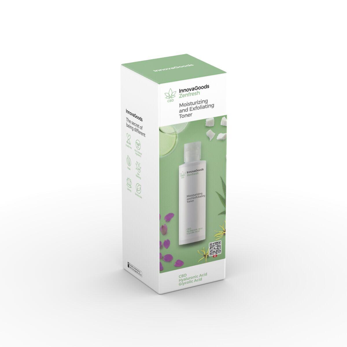 Zenfresh InnovaGoods CBD Tónico Facial Hidratante e Esfoliante 150 ml